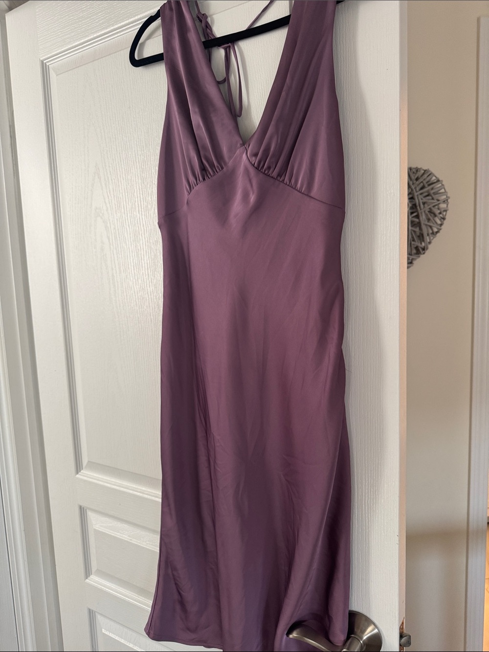Le Château Women's Satin Slip Dress - Dusty Mauve